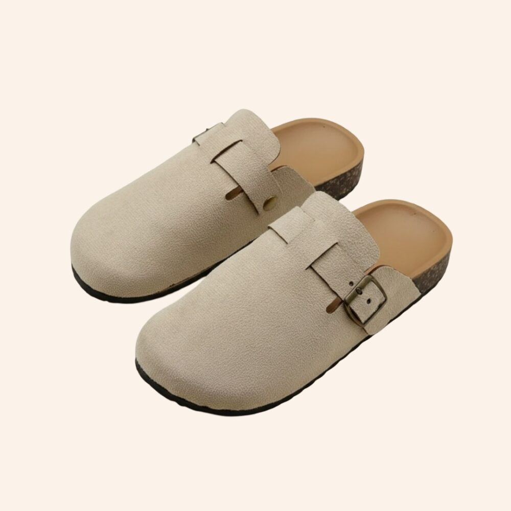 Buckle Clog Slides