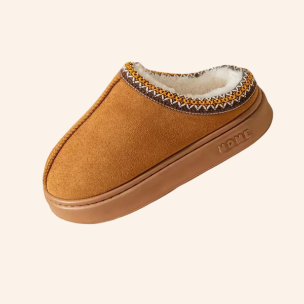 Cozy Tribal-Stitch Home Slippers